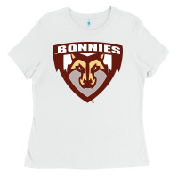 White st. bonaventure bonnies Ladies Tee - FloraArt