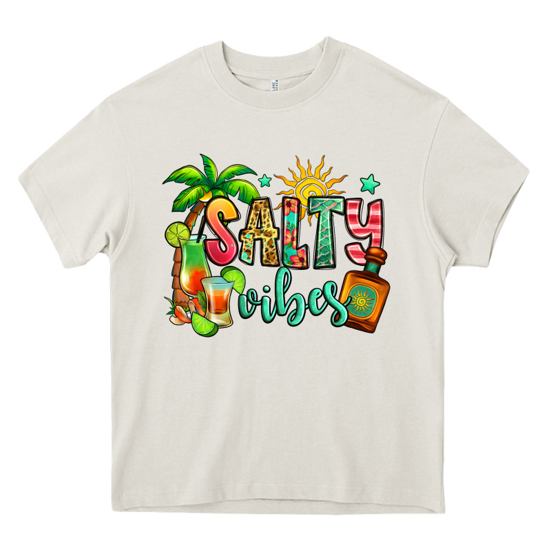 Salty Vibes Tequila Summer Heavy Core Tee by Jasminsmagicworld | Teevron