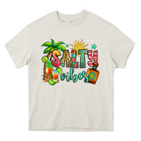 Cream salty vibes tequila summer Heavy Core Tee - Jasminsmagicworld