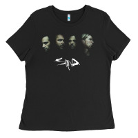 Black ELEKTRA STAIND Ladies Tee - FloraArt