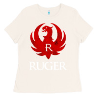 Bone vintage ruger Ladies Tee - FloraArt