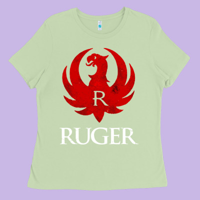 Vintage Ruger Ladies Tee Designed By Floraart