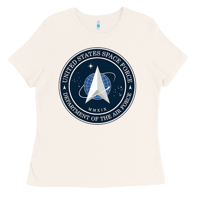 Official United States Space Force Ussf Military Patch Ladies Tee by FloraArt | Teevron