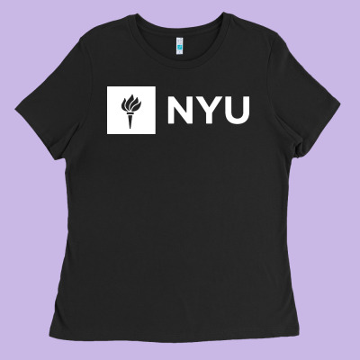 Nyu New York University Ladies Tee Designed By Floraart
