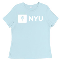 Baby Blue nyu new york university Ladies Tee - FloraArt