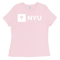 Bubblegum Pink nyu new york university Ladies Tee - FloraArt