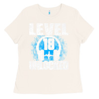 Bone Level 18 Unlocked Birthday 18 Years Gamer Premium T Shirt Ladies Tee - FloraArt