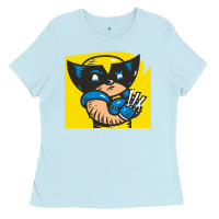 Baby Blue snikt i, wolverine Ladies Tee - FloraArt