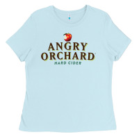 Baby Blue Official Merchandise of Angry Orchard Hard Cider .png Ladies Tee - FloraArt