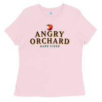 Bubblegum Pink Official Merchandise of Angry Orchard Hard Cider .png Ladies Tee - FloraArt
