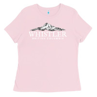 Bubblegum Pink whistler british columbia shirt long sleeve, mountain tee Ladies Tee - FloraArt