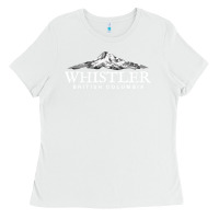 White whistler british columbia shirt long sleeve, mountain tee Ladies Tee - FloraArt