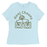 Baby Blue Hooj Choons (Olive Green) Ladies Tee - FloraArt