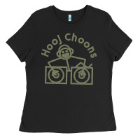 Black Hooj Choons (Olive Green) Ladies Tee - FloraArt