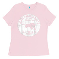 Bubblegum Pink oakland california 1966 black panther party   dist Ladies Tee - FloraArt