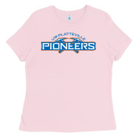 Bubblegum Pink wisconsin platteville pioneers Ladies Tee - FloraArt