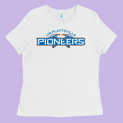 Wisconsin Platteville Pioneers Ladies Tee Designed By Floraart