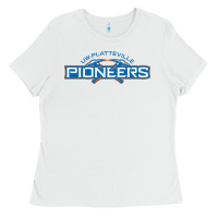 White wisconsin platteville pioneers Ladies Tee - FloraArt
