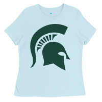 Baby Blue the michigan state spartans Ladies Tee - FloraArt