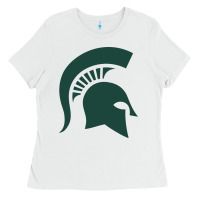 White the michigan state spartans Ladies Tee - FloraArt