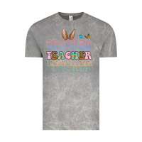 Cloud Rock Easter bunny Teacher Vintage Tee - OliviaCreatesArt