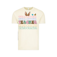 Vintage Arctic Easter bunny Teacher Vintage Tee - OliviaCreatesArt