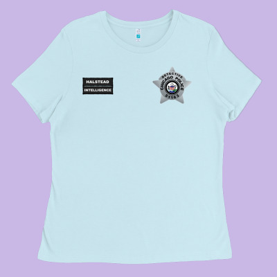 Chicago P.d - Detective Jay Halstead - Intelligence Badge Vest Ladies Tee Designed By Floraart