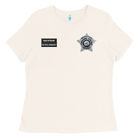 Bone CHICAGO P.D - DETECTIVE JAY HALSTEAD - INTELLIGENCE BADGE VEST Ladies Tee - FloraArt