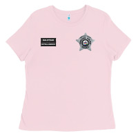 Bubblegum Pink CHICAGO P.D - DETECTIVE JAY HALSTEAD - INTELLIGENCE BADGE VEST Ladies Tee - FloraArt