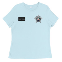 Baby Blue CHICAGO P.D - DETECTIVE JAY HALSTEAD - INTELLIGENCE BADGE VEST Ladies Tee - FloraArt