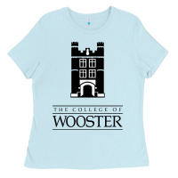 Baby Blue college of wooster Ladies Tee - FloraArt