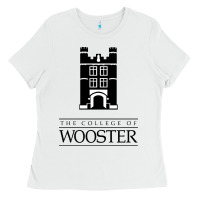 White college of wooster Ladies Tee - FloraArt