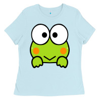 Baby Blue keroppi Ladies Tee - FloraArt