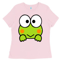 Bubblegum Pink keroppi Ladies Tee - FloraArt