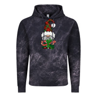 Cloud Black Christmas Gnome With Candy Vintage Hoodie - BundleAndBundleShop