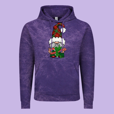 Christmas Gnome With Candy Vintage Hoodie Designed By Bundleandbundleshop