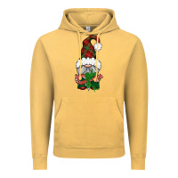 Vintage Mustard Christmas Gnome With Candy Vintage Hoodie - BundleAndBundleShop