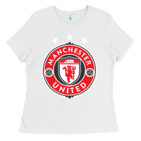 White United manchester Ladies Tee - FloraArt
