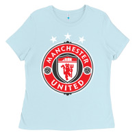 Baby Blue United manchester Ladies Tee - FloraArt
