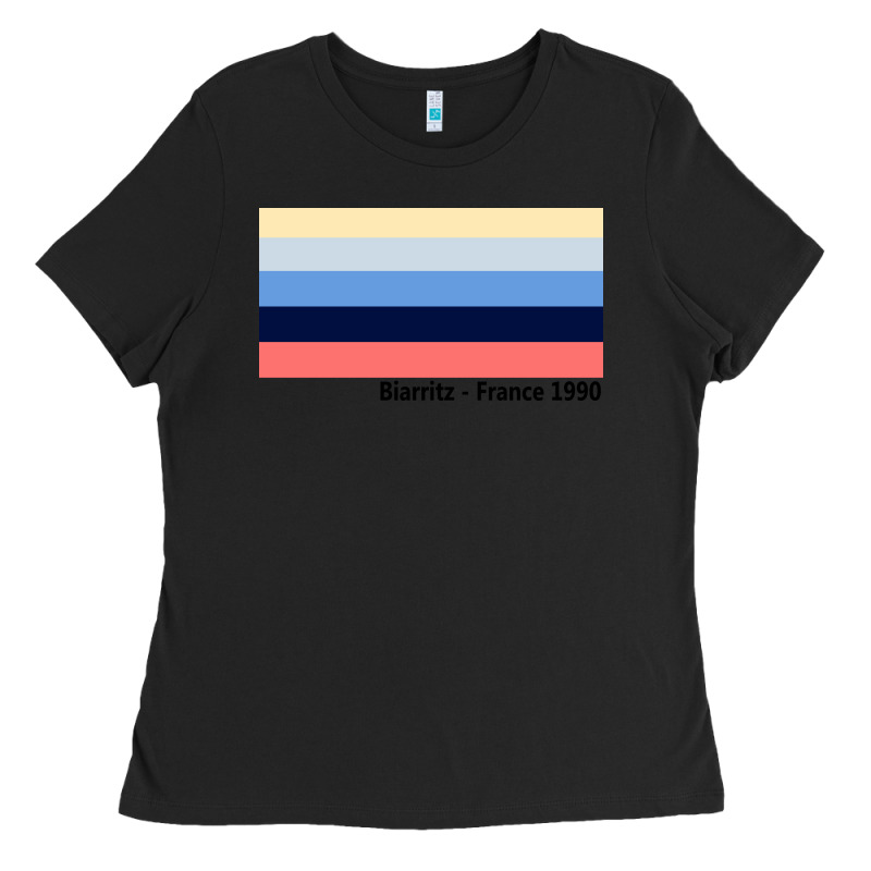 Biarritz France 1990 Ladies Tee by FloraArt | Teevron