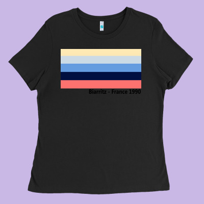 Biarritz France 1990 Ladies Tee Designed By Floraart