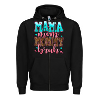 Black mama mom mommy bruh Zipper Hoodie - AdoDesignShop