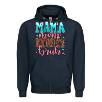 Navy mama mom mommy bruh Zipper Hoodie - AdoDesignShop
