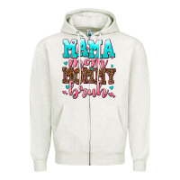Oatmeal Heather mama mom mommy bruh Zipper Hoodie - AdoDesignShop