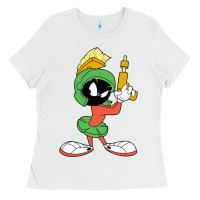 White marvin the martian looney Ladies Tee - ArtMosaic