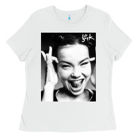 White my name is bjork [tw] Ladies Tee - ArtMosaic