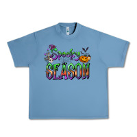 Pebble Blue Halloween Spooky Season Urban Heavy Tee - FaDigitalArtStudio