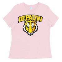 Bubblegum Pink depauw clubs Ladies Tee - ArtMosaic
