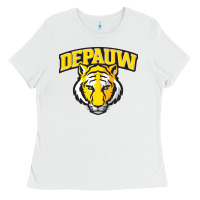 White depauw clubs Ladies Tee - ArtMosaic