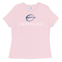 Bubblegum Pink Crownline Boats Ladies Tee - ArtMosaic